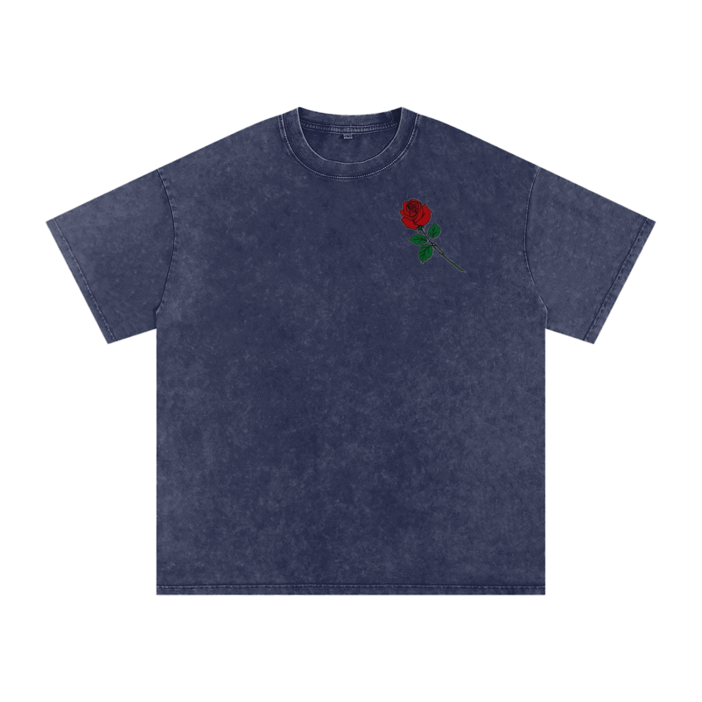 Acid Wash Oversize T-Shirt - LA ROSA