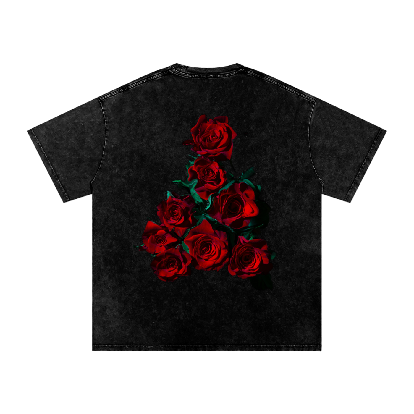 Acid Wash Oversize T-Shirt - LA ROSA