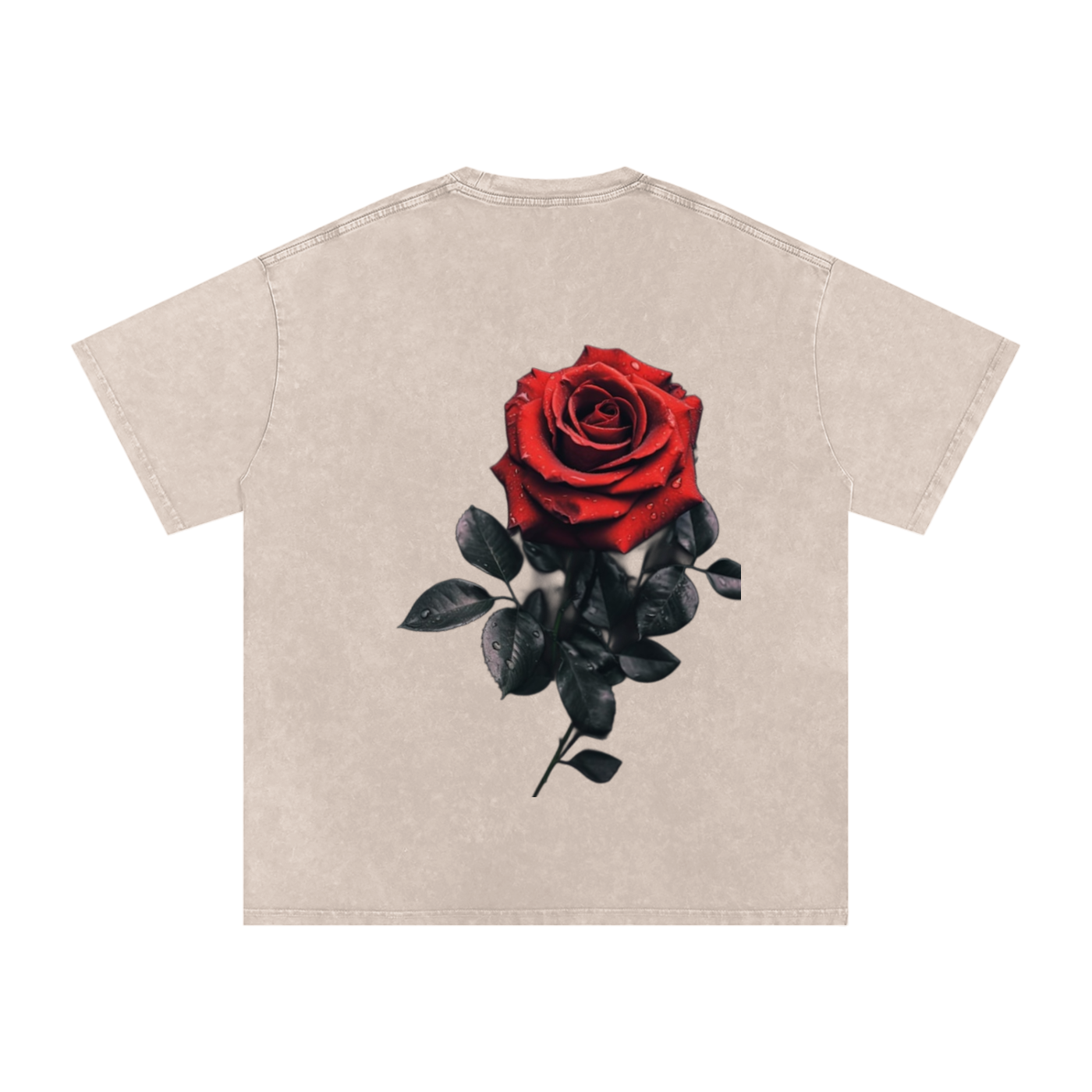 Acid Wash Oversize T-Shirt  LA ROSA 2