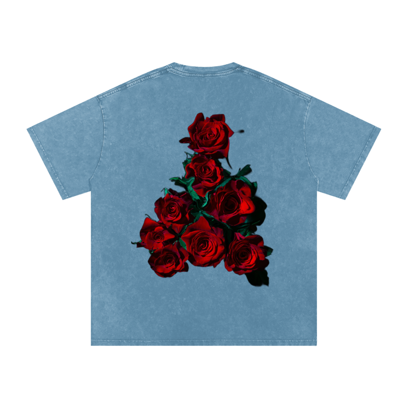 Acid Wash Oversize T-Shirt - LA ROSA