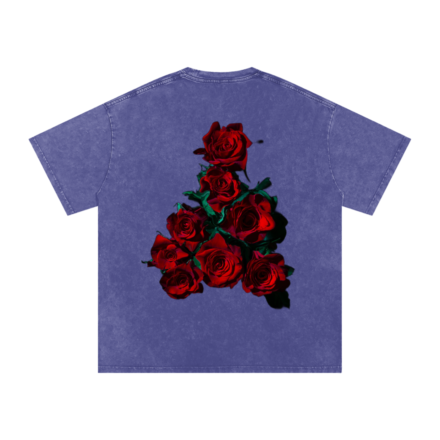 Acid Wash Oversize T-Shirt - LA ROSA