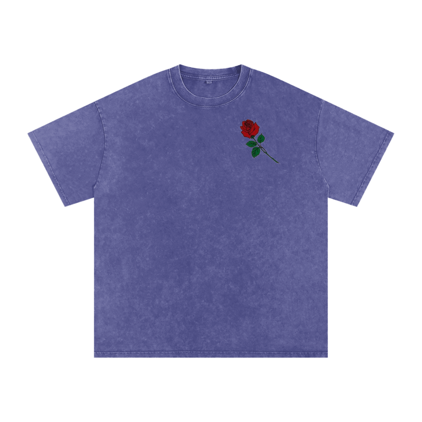 Acid Wash Oversize T-Shirt - LA ROSA