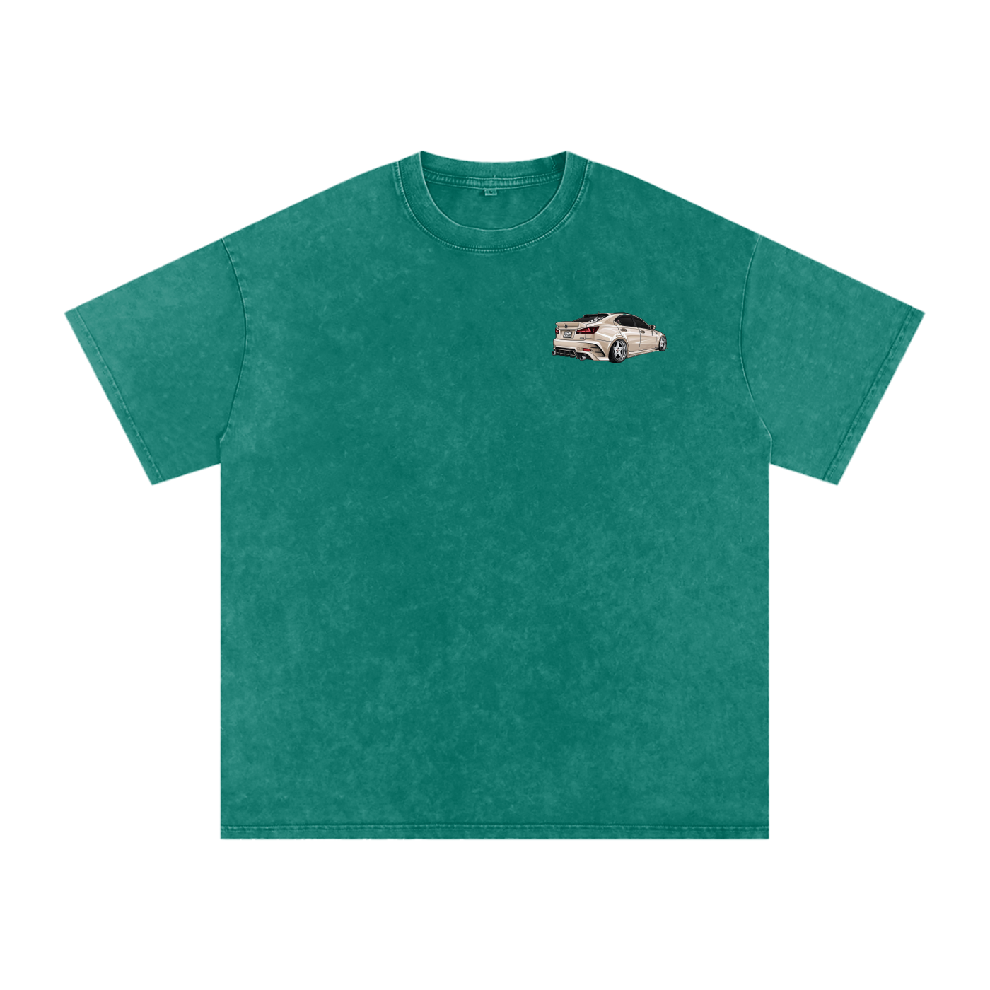 Acid Wash Oversize T-Shirt - LEXUS IS