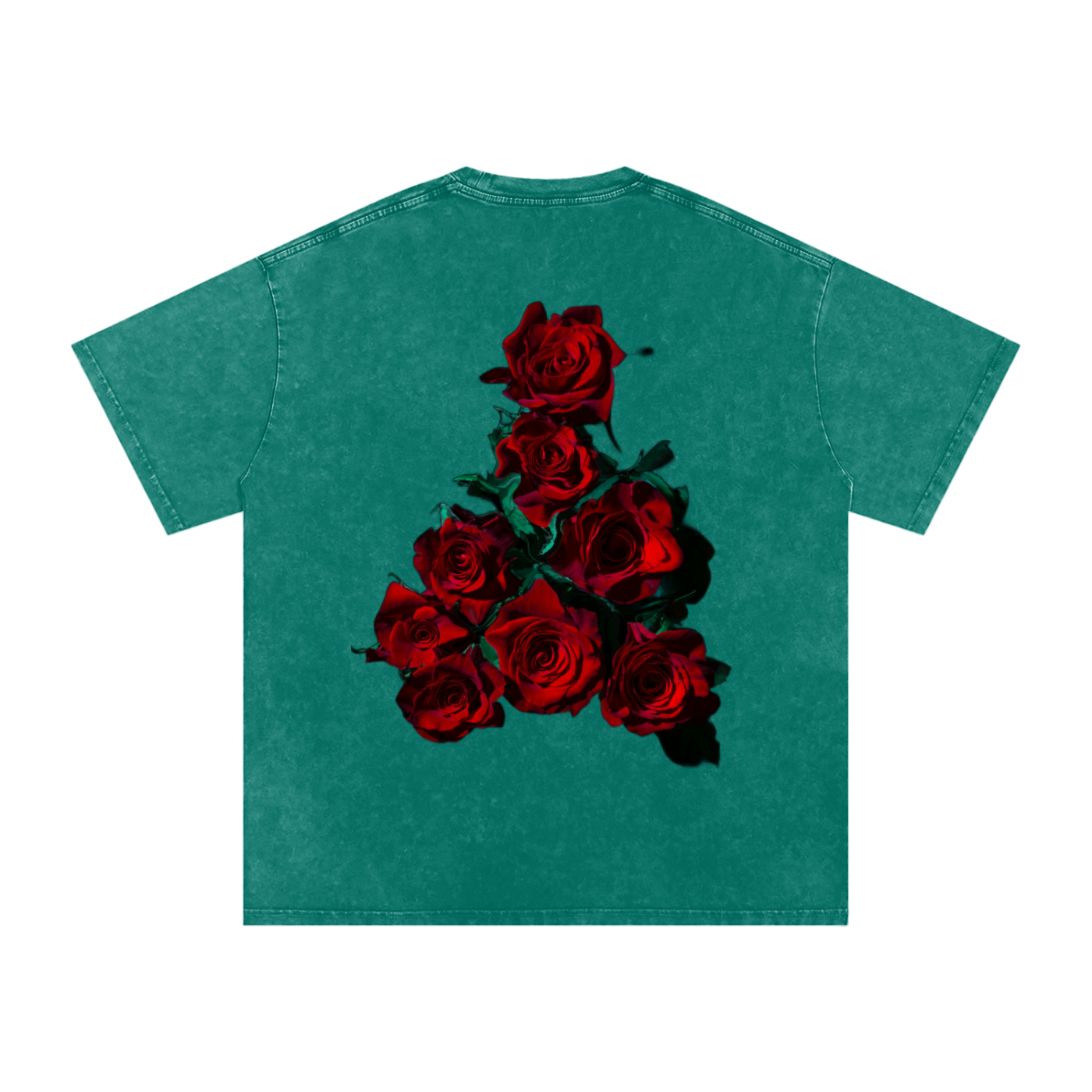 Acid Wash Oversize T-Shirt - LA ROSA