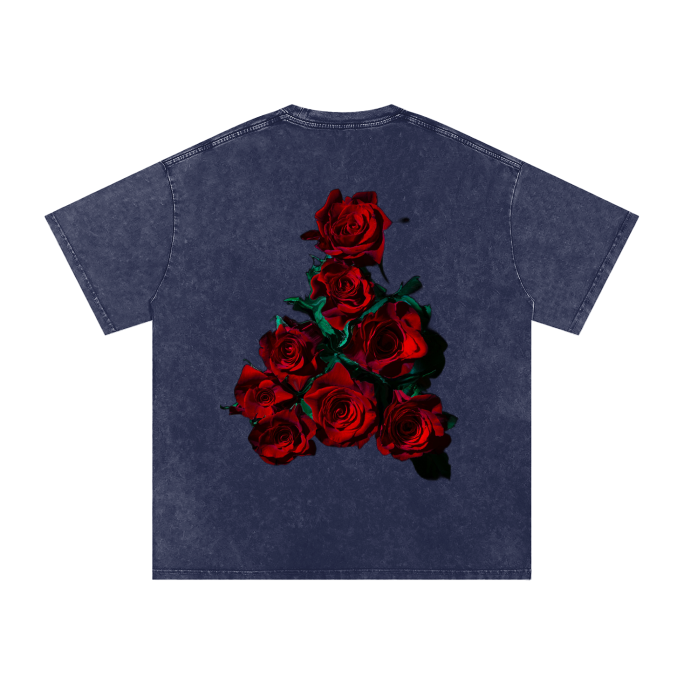 Acid Wash Oversize T-Shirt - LA ROSA