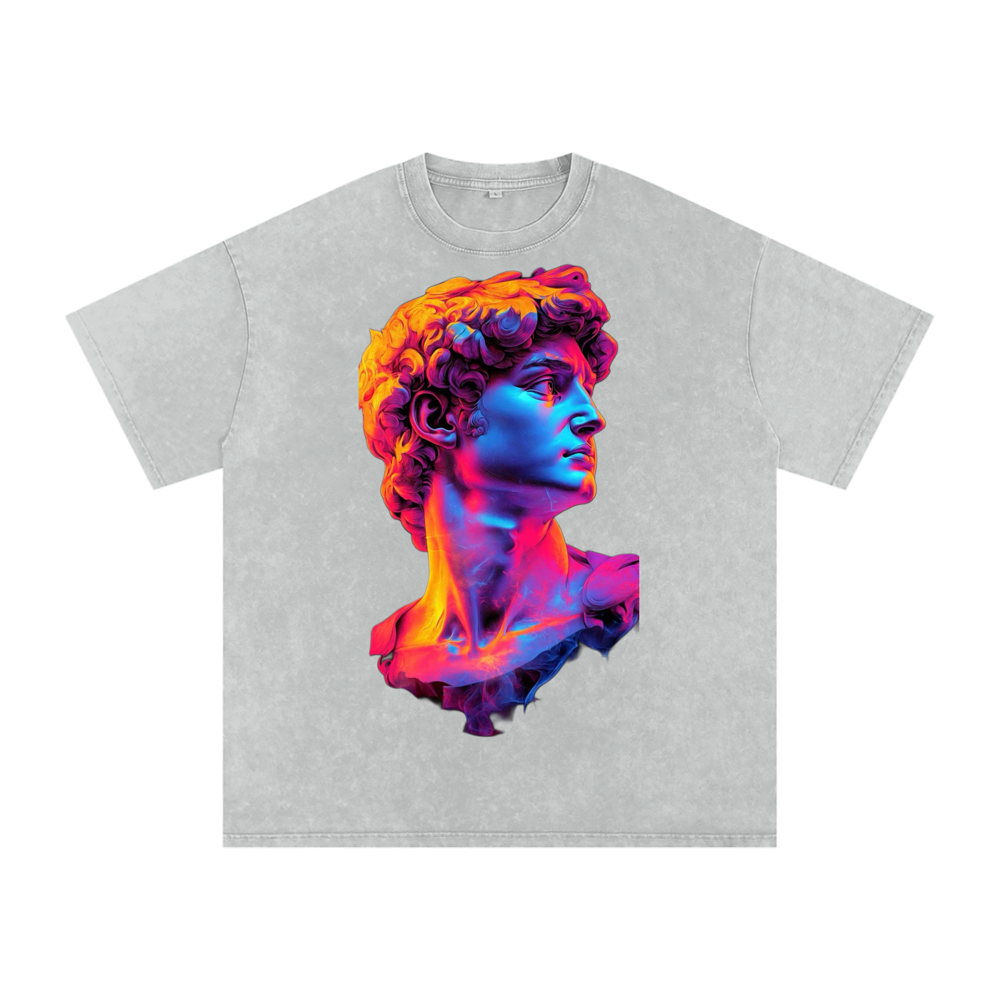 Acid Wash Oversize T-Shirt - ESTATUA