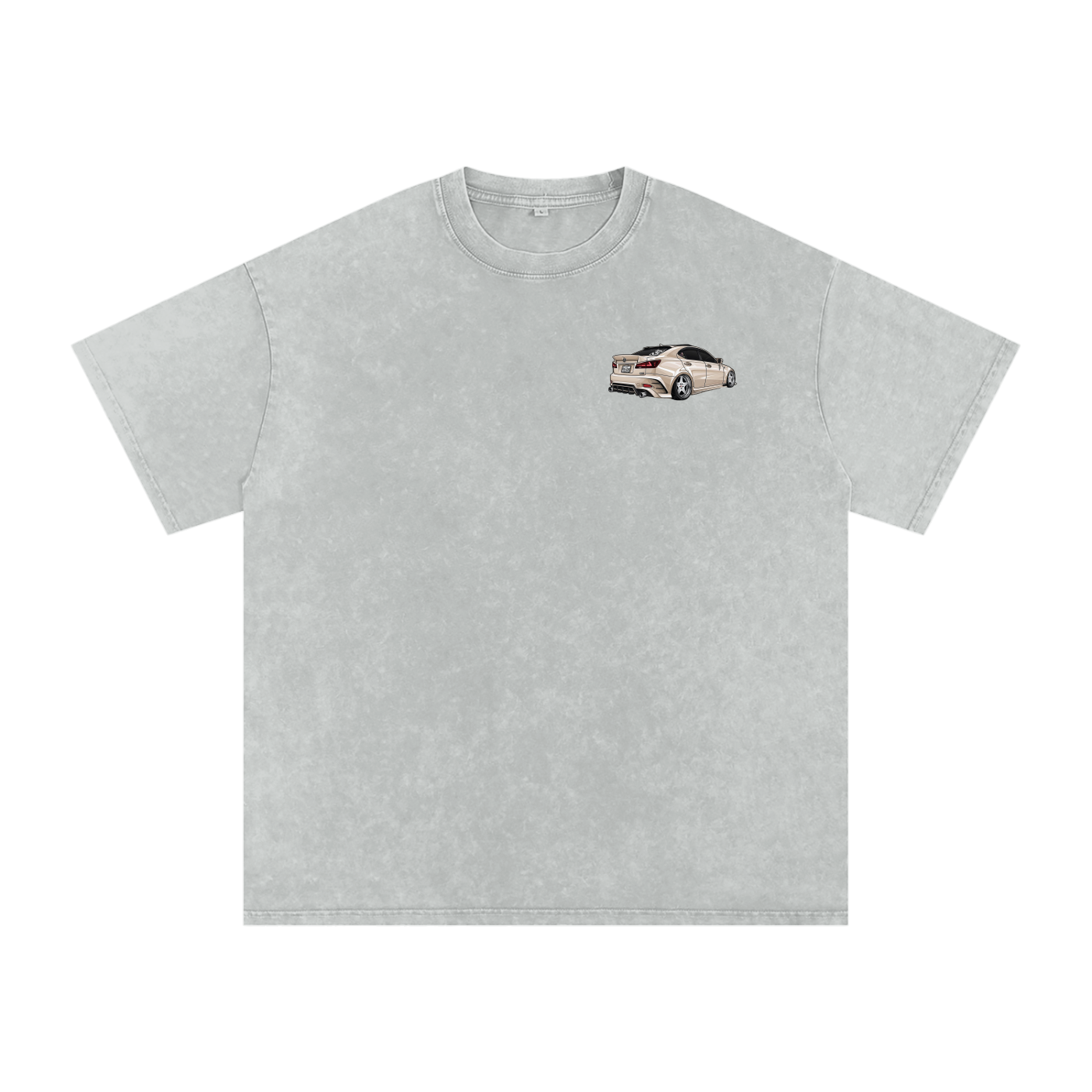 Acid Wash Oversize T-Shirt - LEXUS IS
