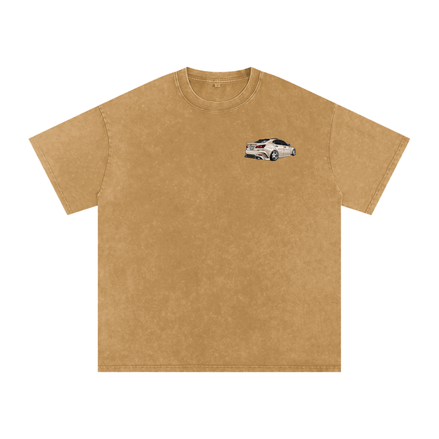 Acid Wash Oversize T-Shirt - LEXUS IS