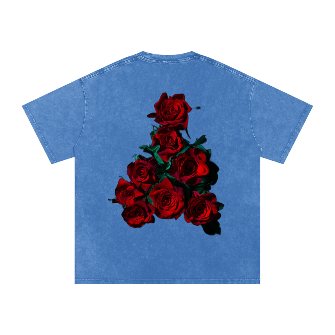 Acid Wash Oversize T-Shirt - LA ROSA