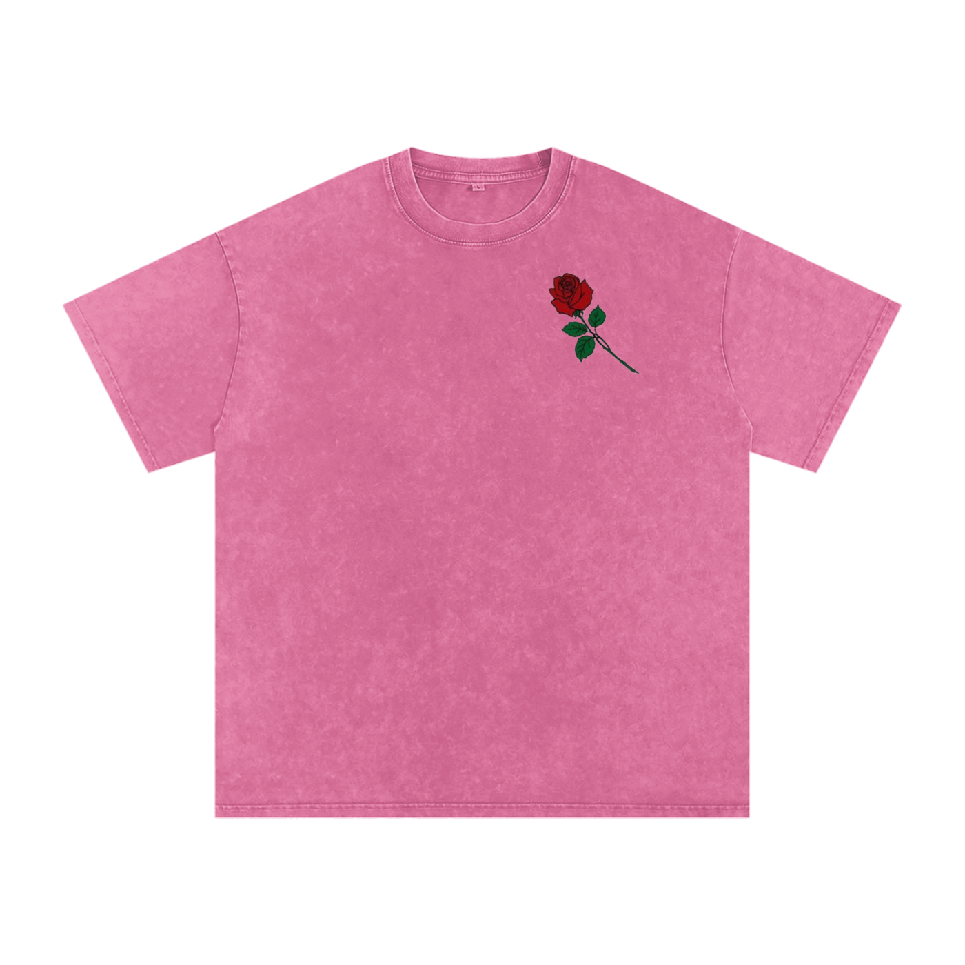 Acid Wash Oversize T-Shirt - LA ROSA