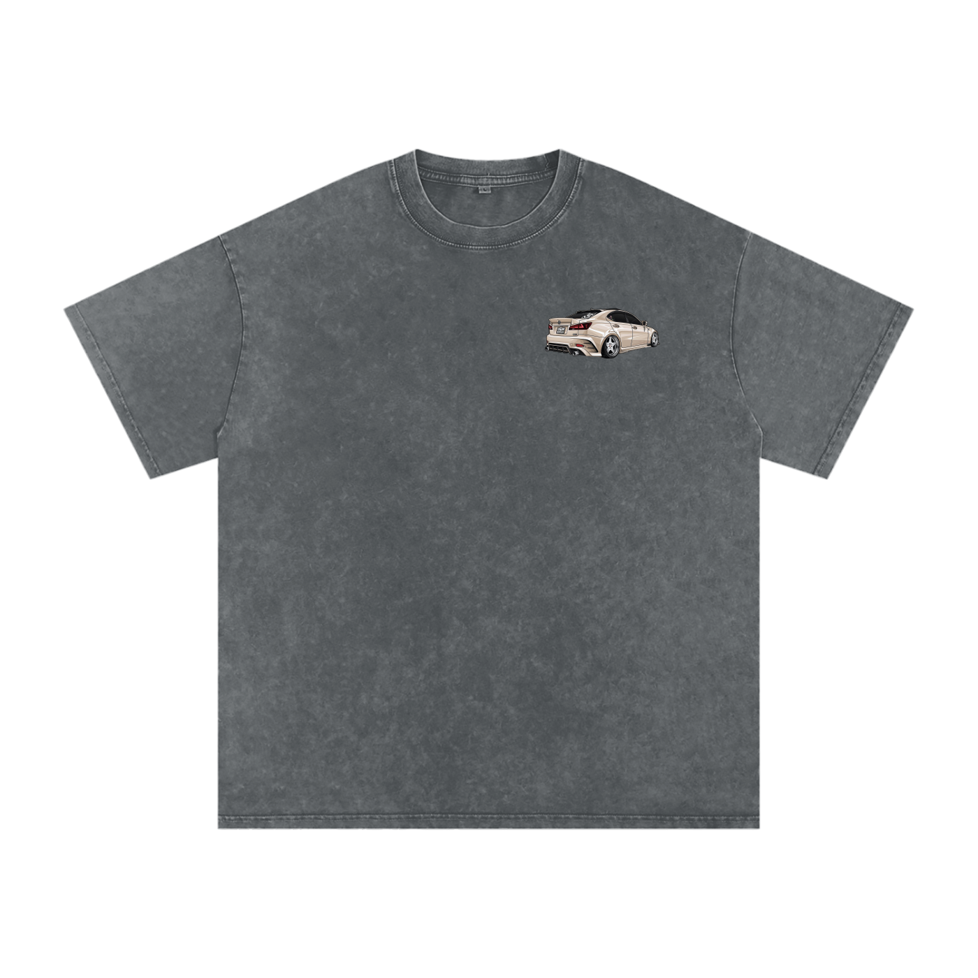 Acid Wash Oversize T-Shirt - LEXUS IS