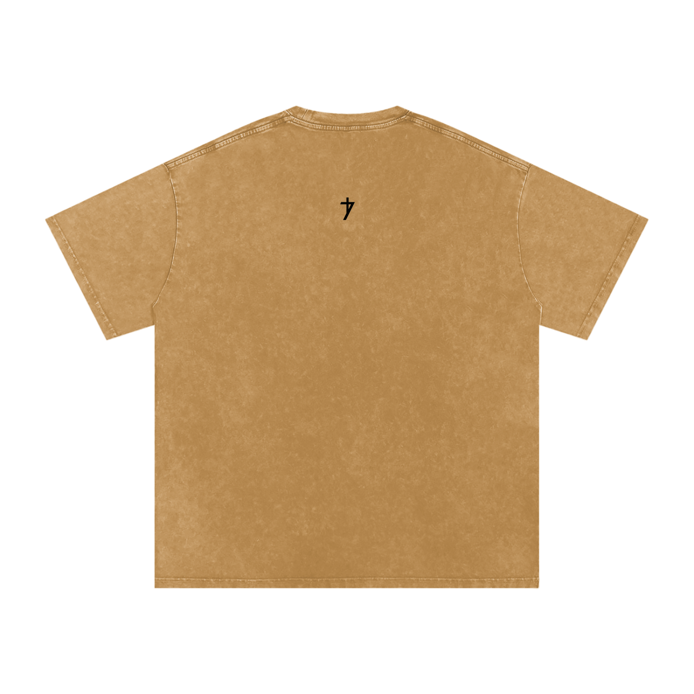 Acid Wash Oversize T-Shirt - flower