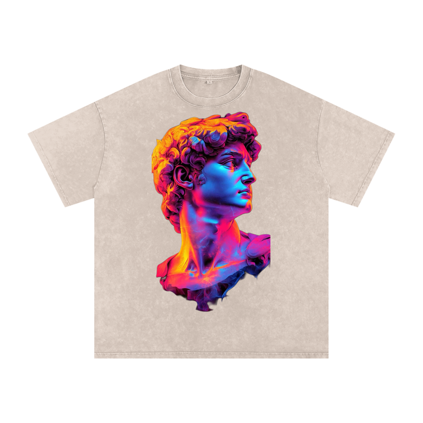 Acid Wash Oversize T-Shirt - ESTATUA