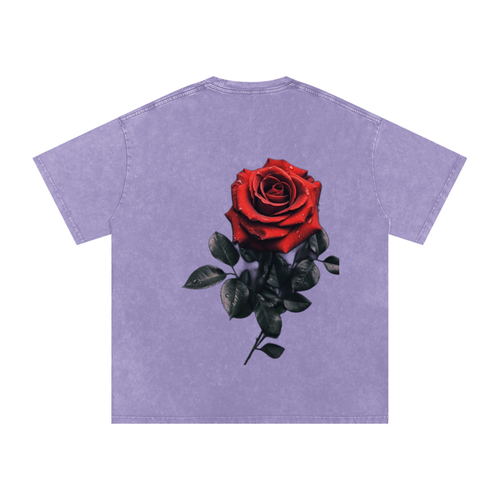 Acid Wash Oversize T-Shirt  LA ROSA 2