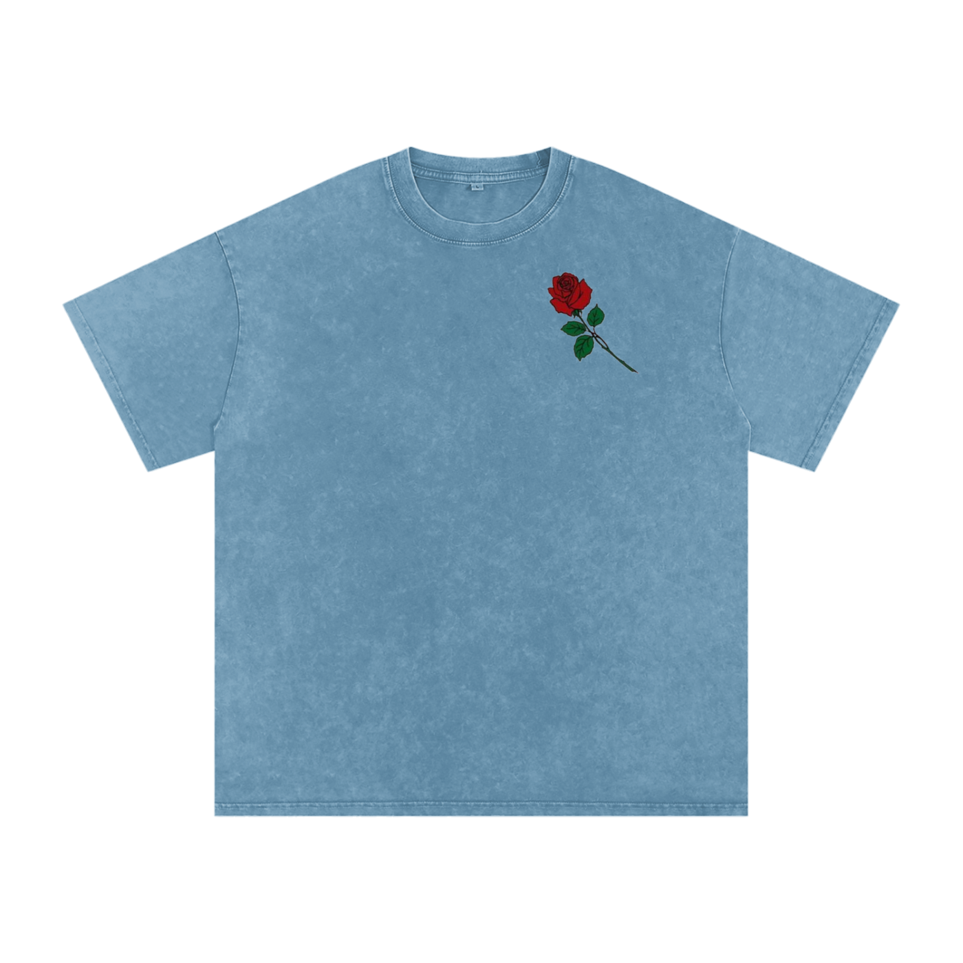 Acid Wash Oversize T-Shirt - LA ROSA