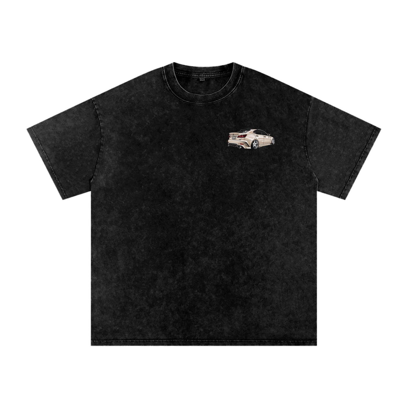 Acid Wash Oversize T-Shirt - LEXUS IS