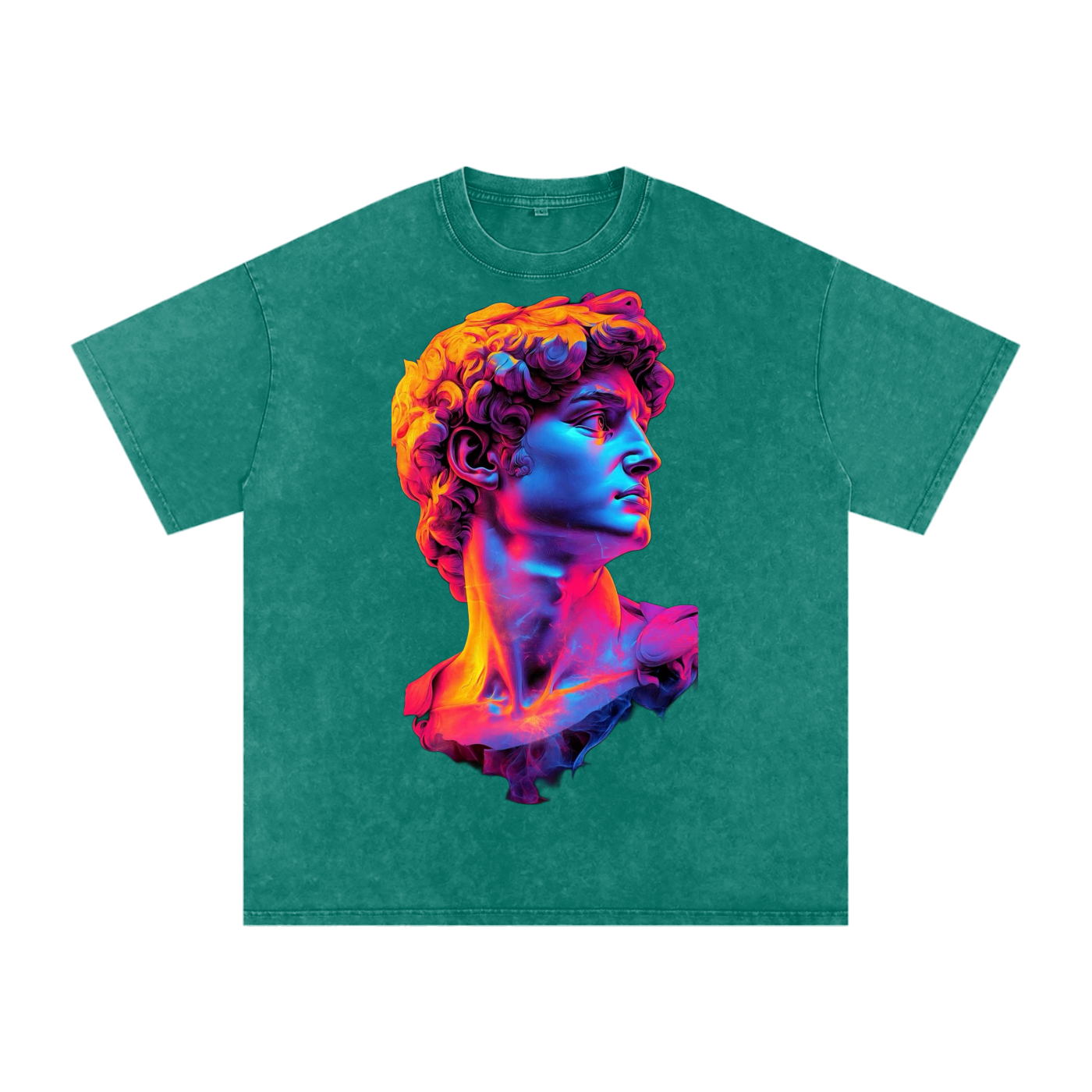 Acid Wash Oversize T-Shirt - ESTATUA